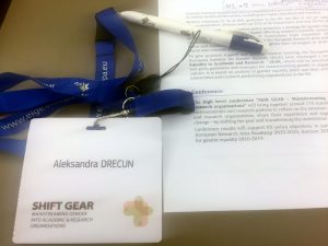 Intersection at Shift GEAR conference, October 2016, Brussels