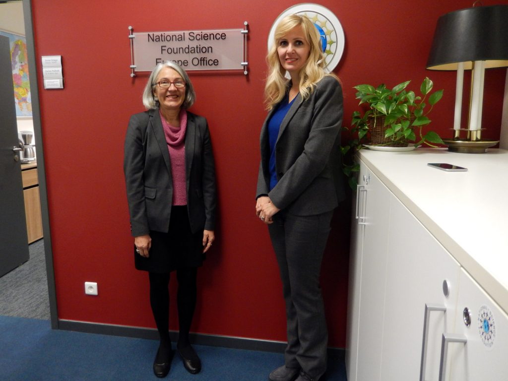 Meeting with Dr. Sonia Ortega, Head of the US National Science Foundation for EurAsia, November 2016