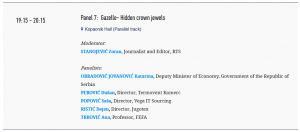 Kopaonik Business Forum 2018, March 04-07, Panel 7:  Gazelle - Hidden crown jewels