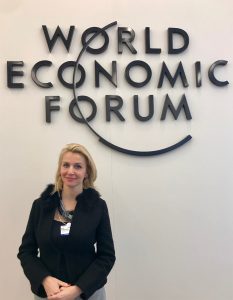 Prof. dr Ana Trbović at World Economic Forum in Davos